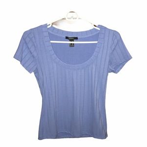 Forever 21 light blue short sleeve shirt